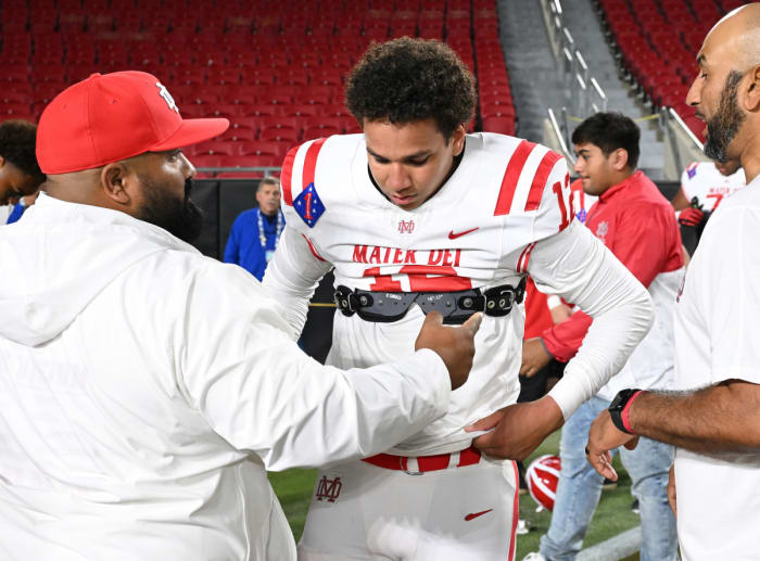 Mater Dei vs St John Bosco CIF Southern Section D1 Final November 24, 2023 Photo-Heston Quan90
